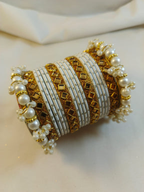 Pearl Bangles set