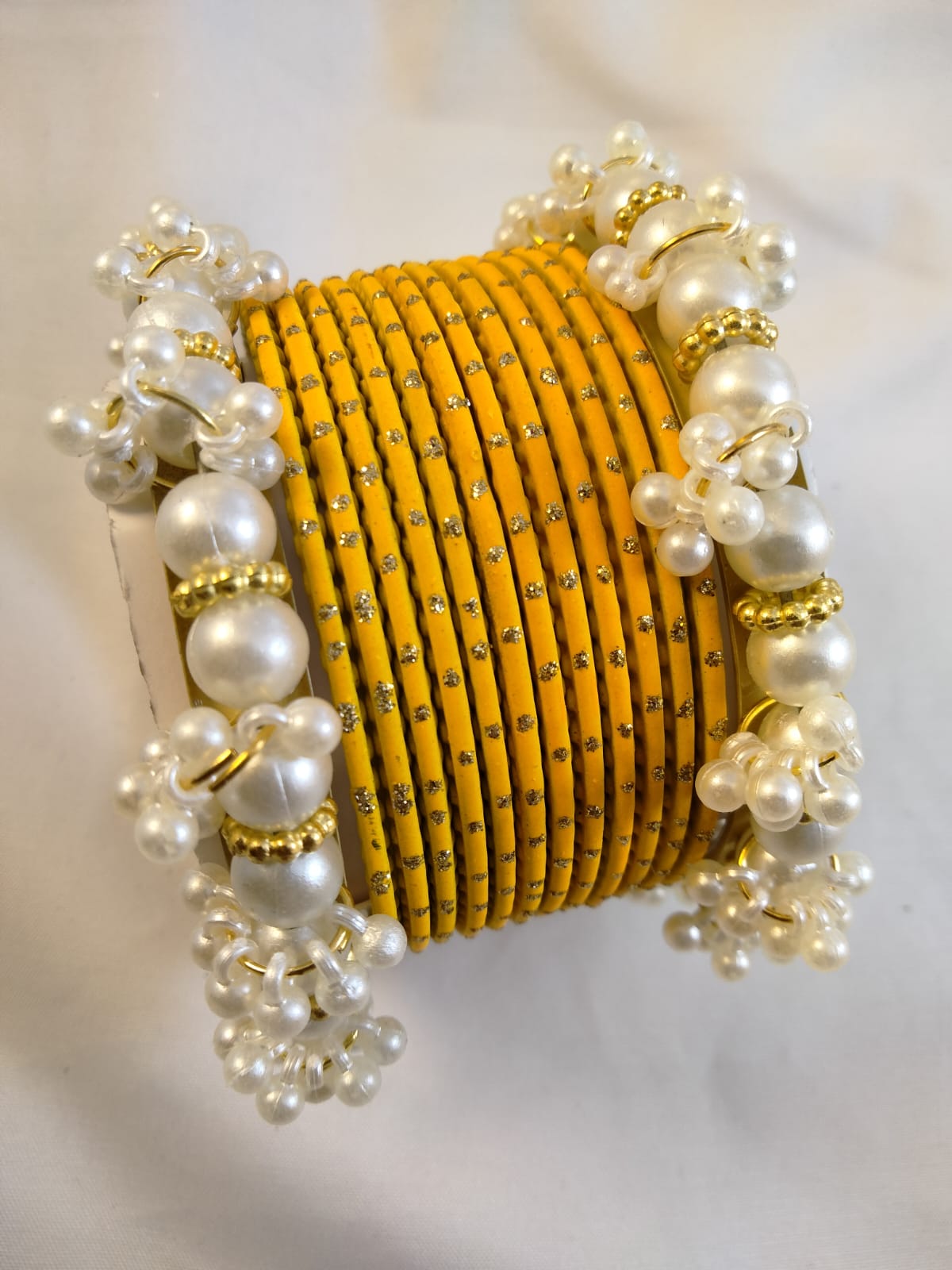 Beautiful Pearl Bangles set