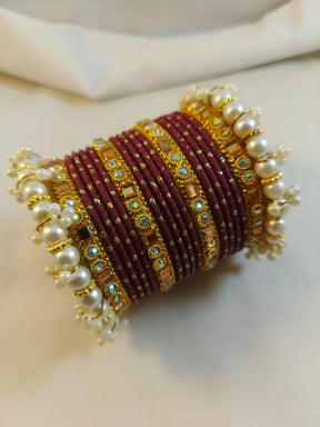 Pearl Bangles set