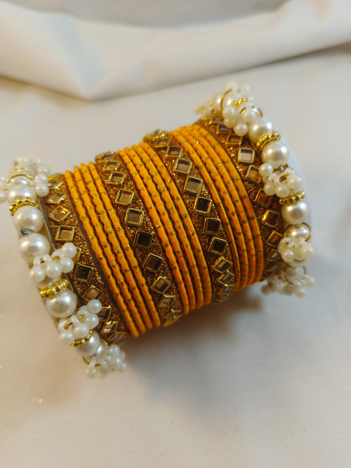 Pearl Bangles set